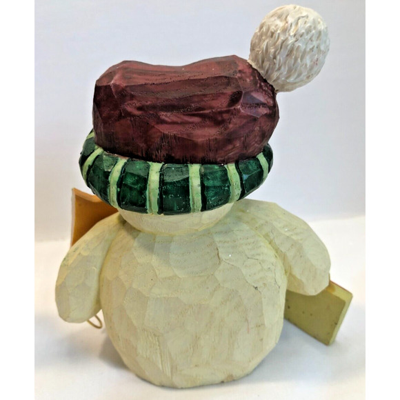 Demdaco Wendy Wiinanen Snowman w/ Cardinal Ornament Resin Figurines Let it Shine - Picture 5 of 6